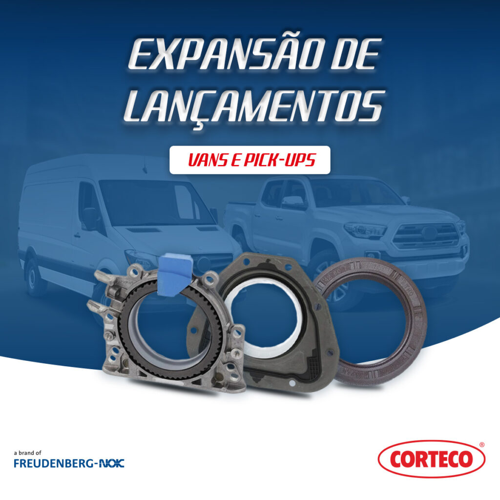 Corteco expande linha de retentores para pick-ups e vans com 23 novos itens